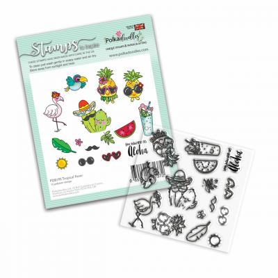 Polkadoodles Clear Stamps - Tropical Fever